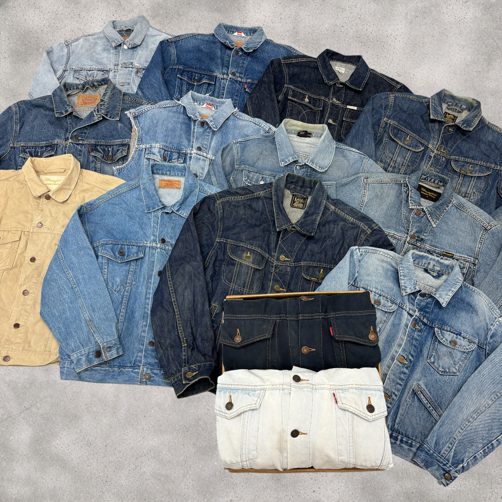 15x BRANDED DENIM JACKET MIX