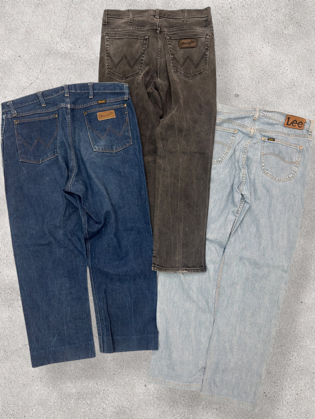 25x LEE/WRANGLER TROUSERS MIX