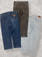 25x LEE/WRANGLER TROUSERS MIX