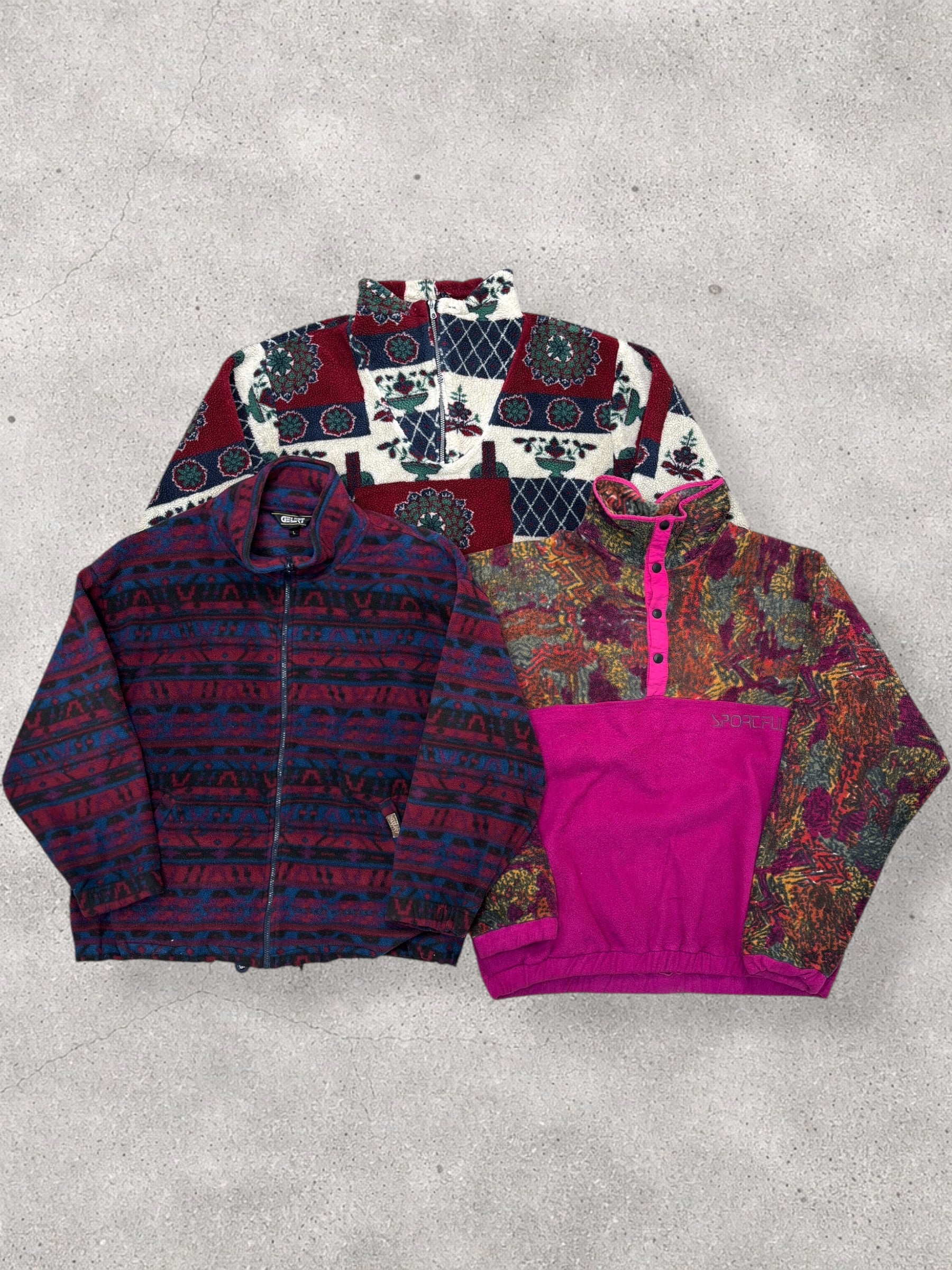 15x FUNKY FLEECES