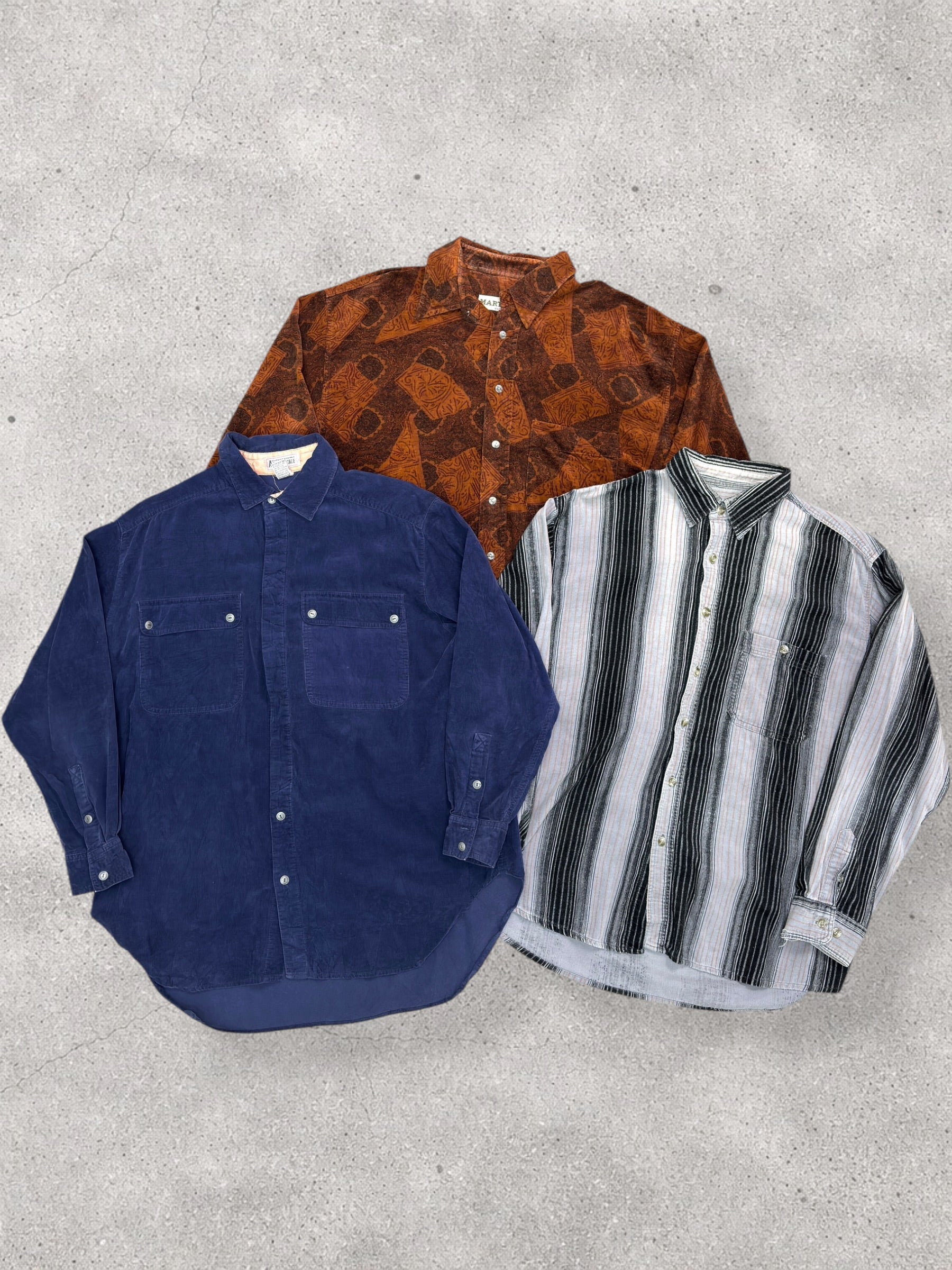 25x CORD UNBRANDED SHIRTS