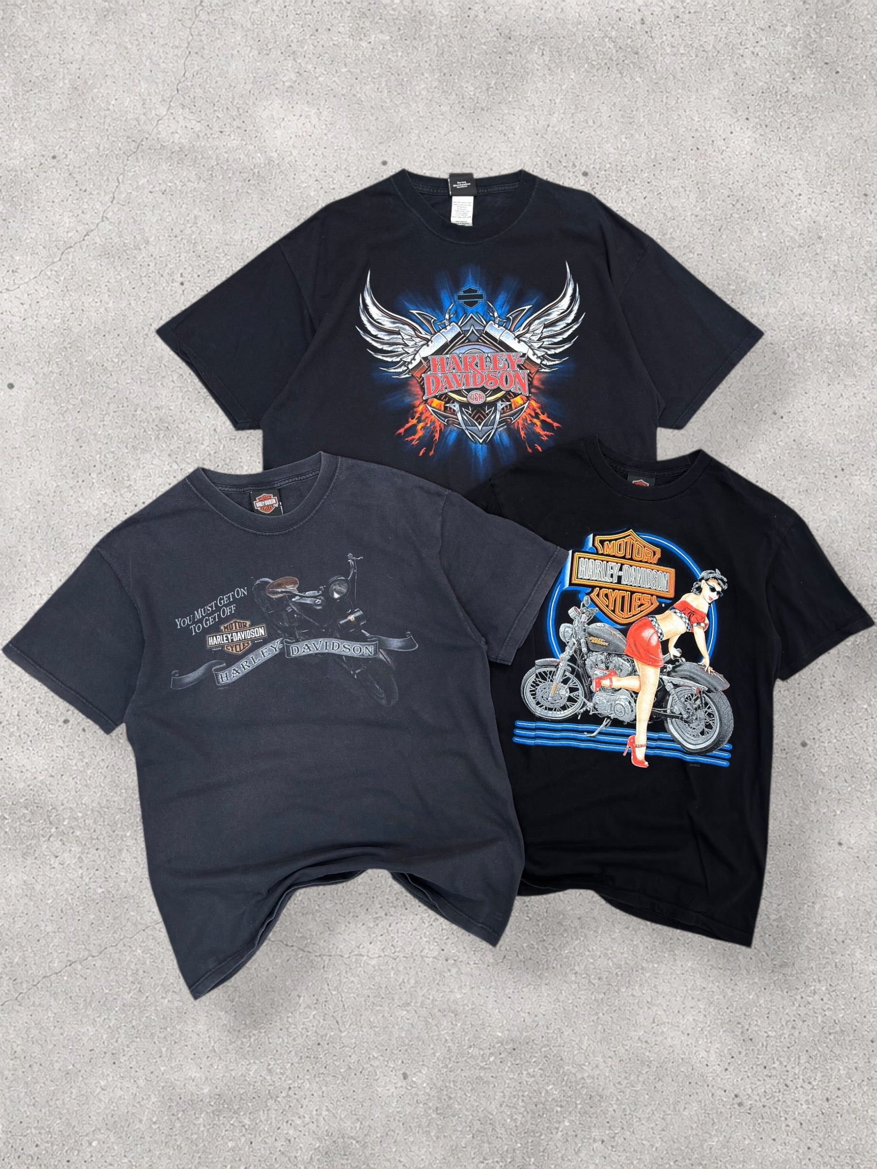 10x HARLEY TEES
