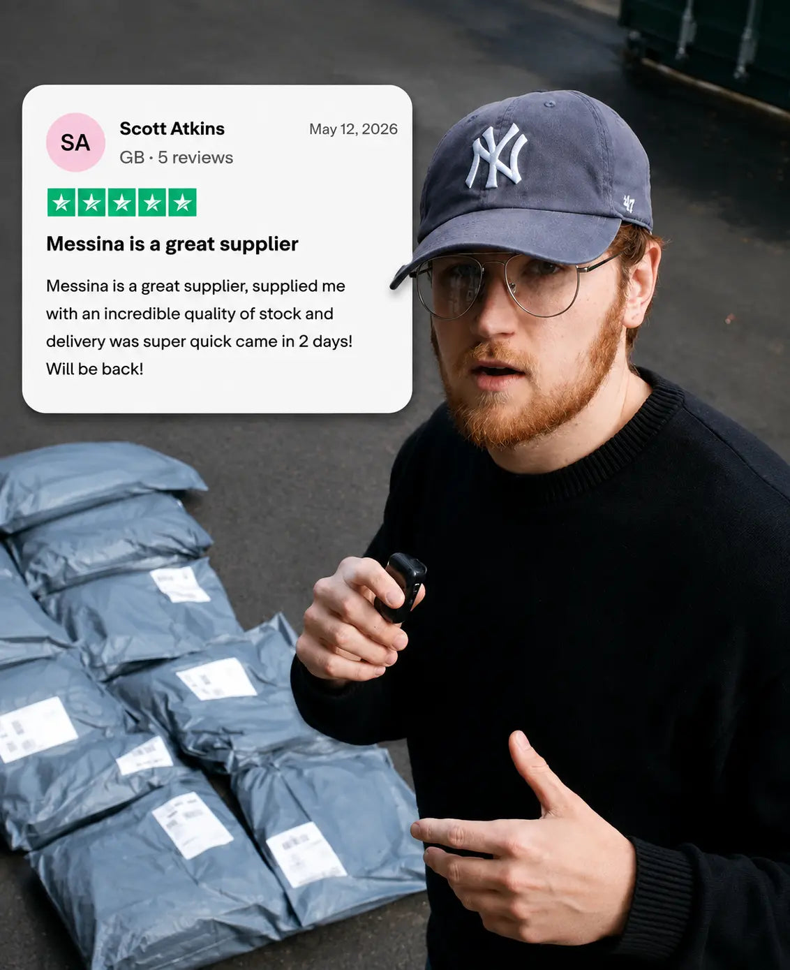 Messina Wholesale reviewed 4.8/5 by 10,000+ resellers