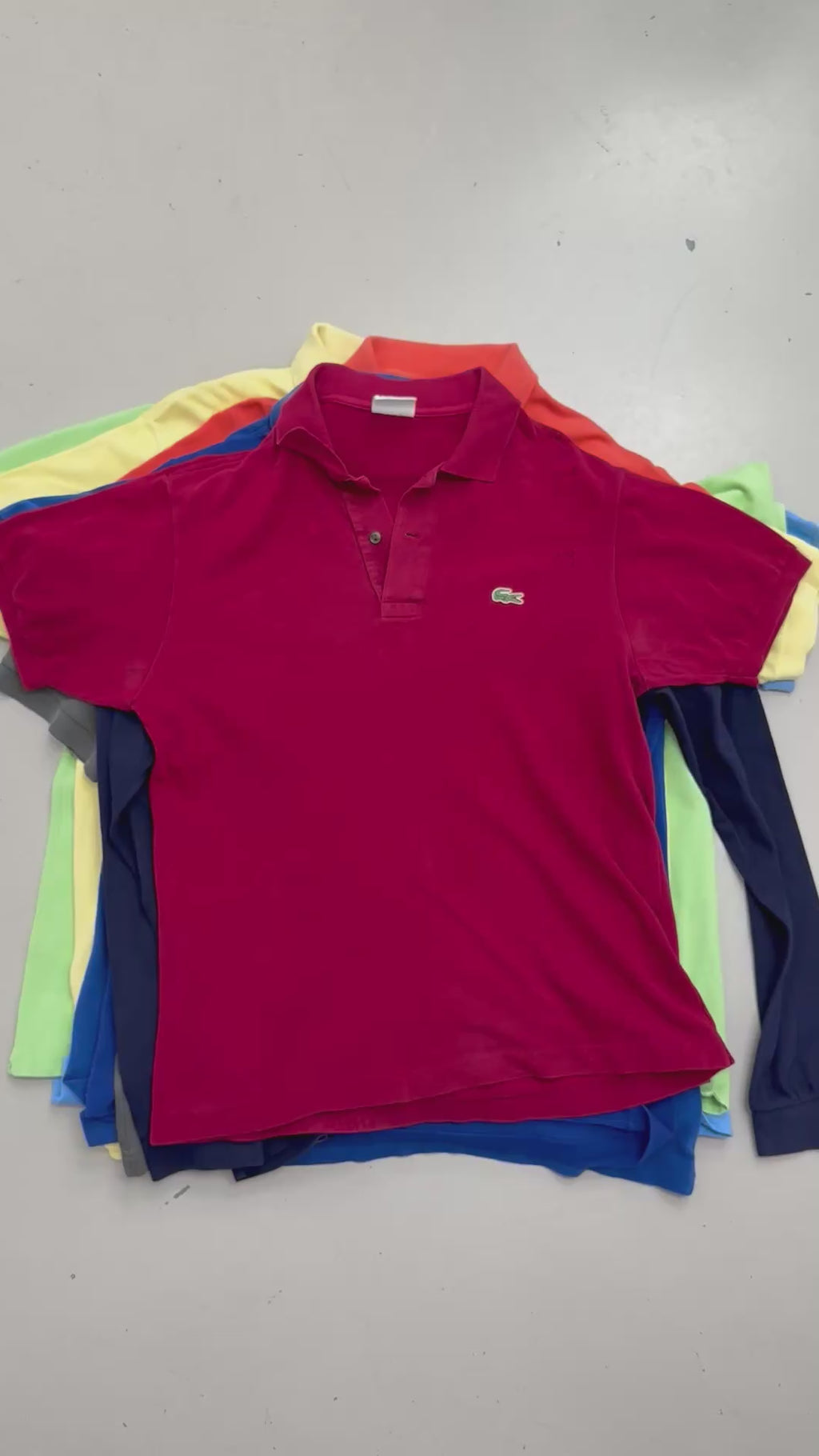 10x LACOSTE POLO SHIRTS
