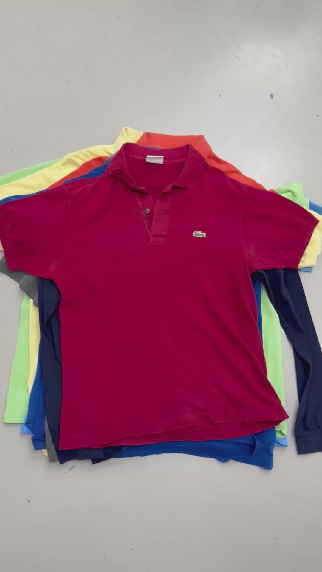10x LACOSTE POLO SHIRTS