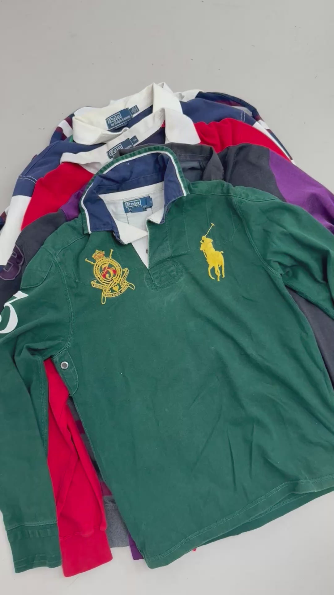 10x RUGBY SHIRTS BRANDED